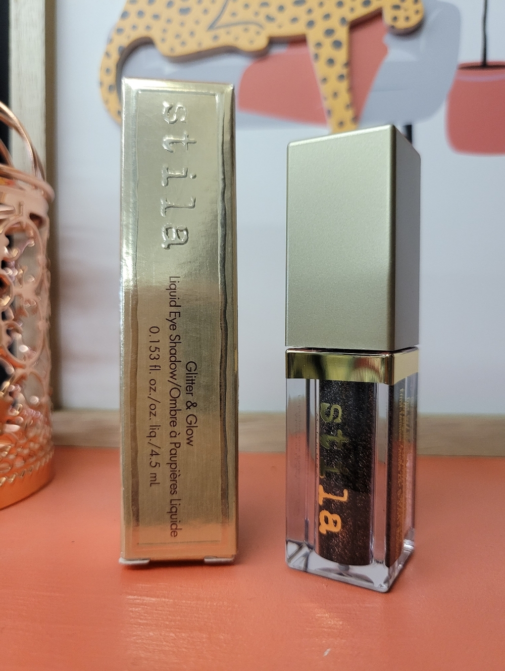 Stila Glitter & Glow Liquid Eyeshadow - Molten Midnight